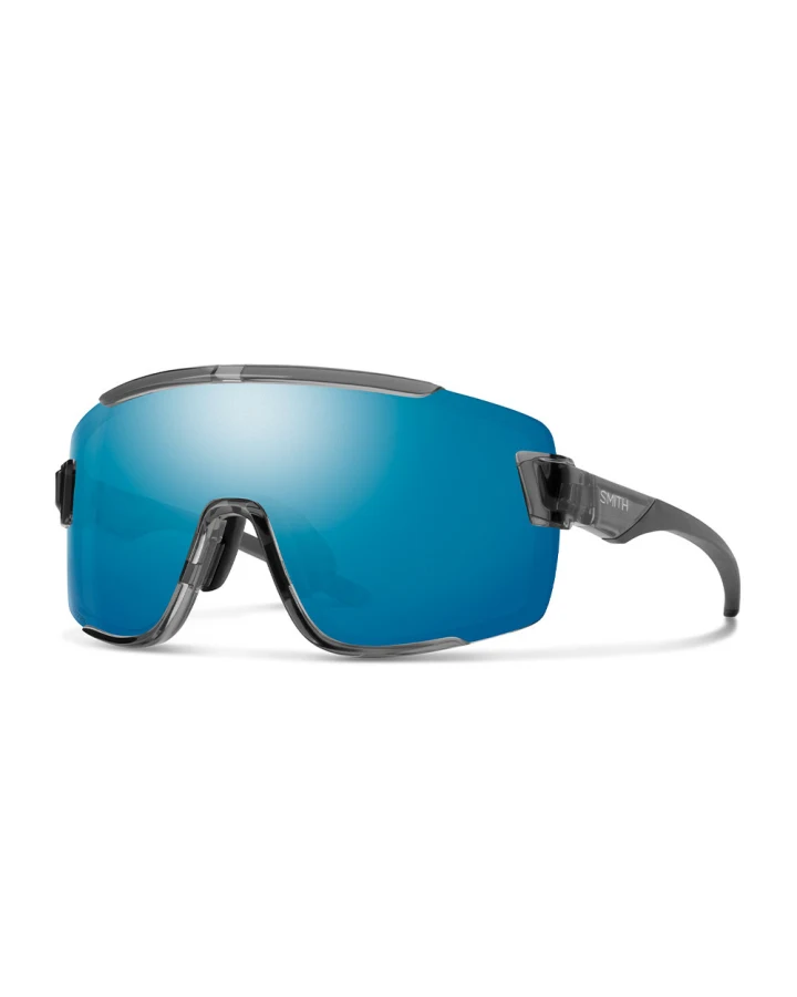 Smith WildCat Grey Crystal/ ChromaPop Blue Mirror
