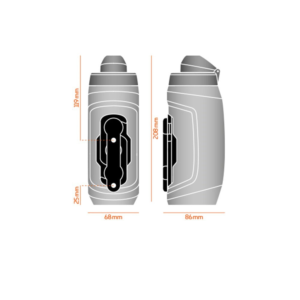 Fidlock Twist Bottle 590ml Bike Base Set Black