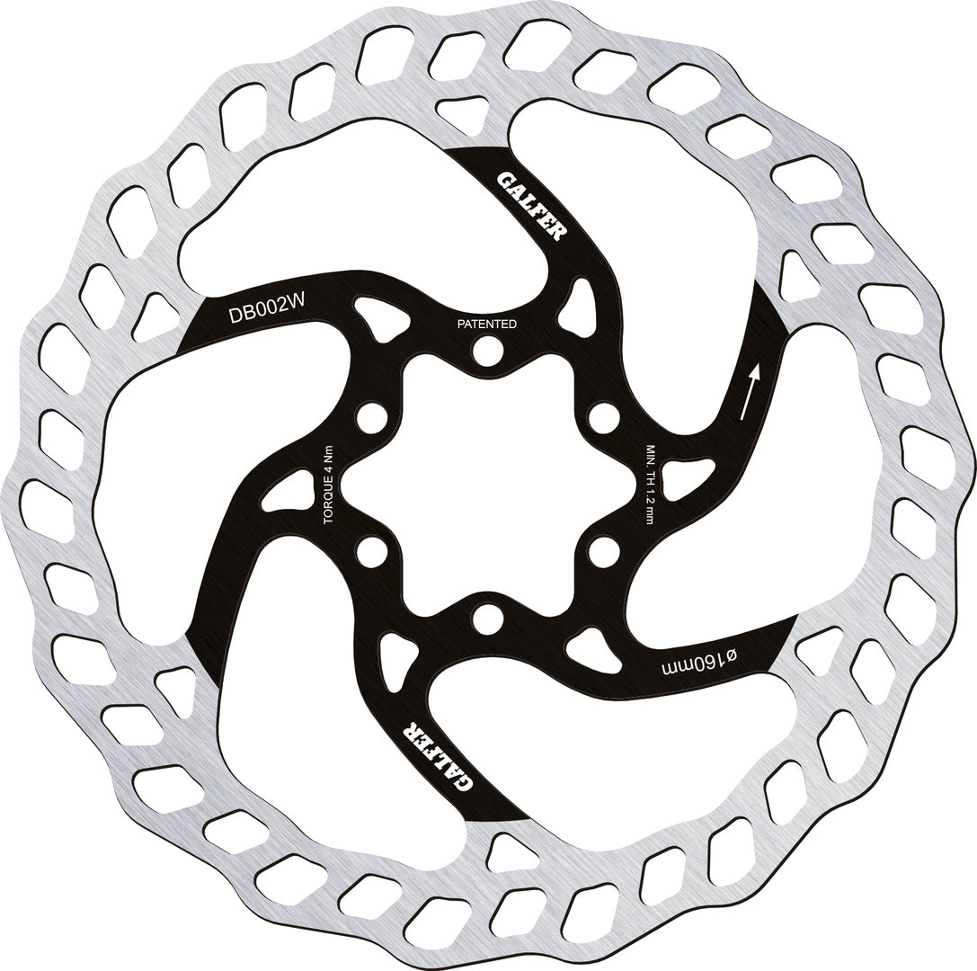 Galfer Brake Rotor MTB Wave 180x1.8mm