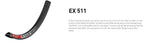 DT-Swiss EX511 27.5 x 30mm 28H Rim