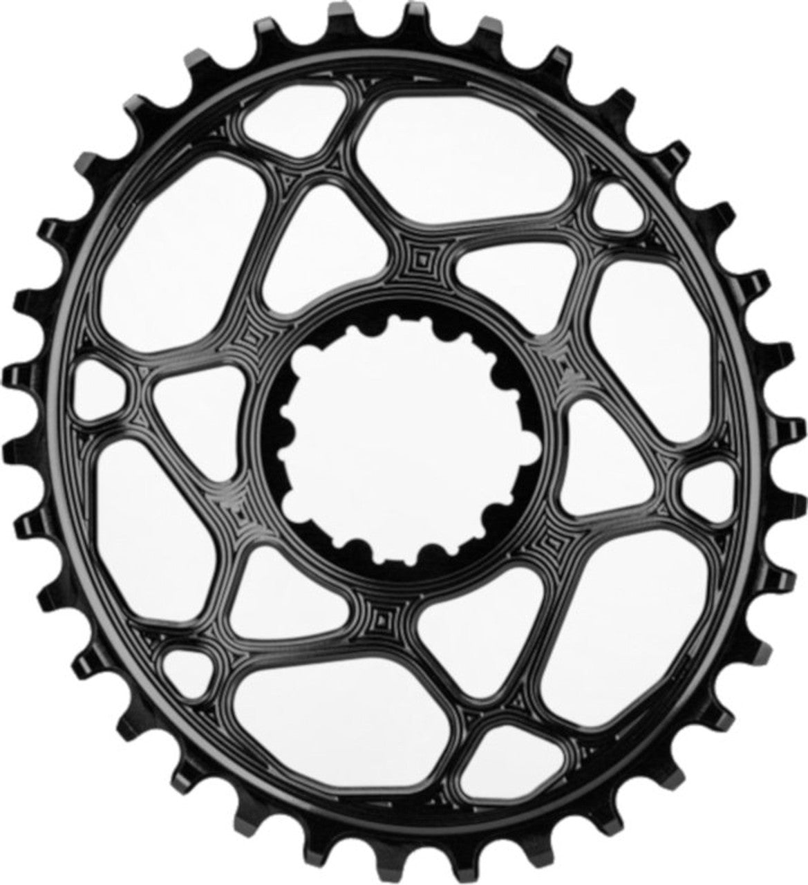 CHAINRING ABSOLUTE BLACK OVAL SRAM DM BOOST 36T BLACK