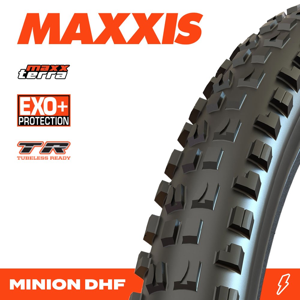Maxxis Minion DHF 27.5" x 2.5 MaxxTerra EXO+ TR E-25