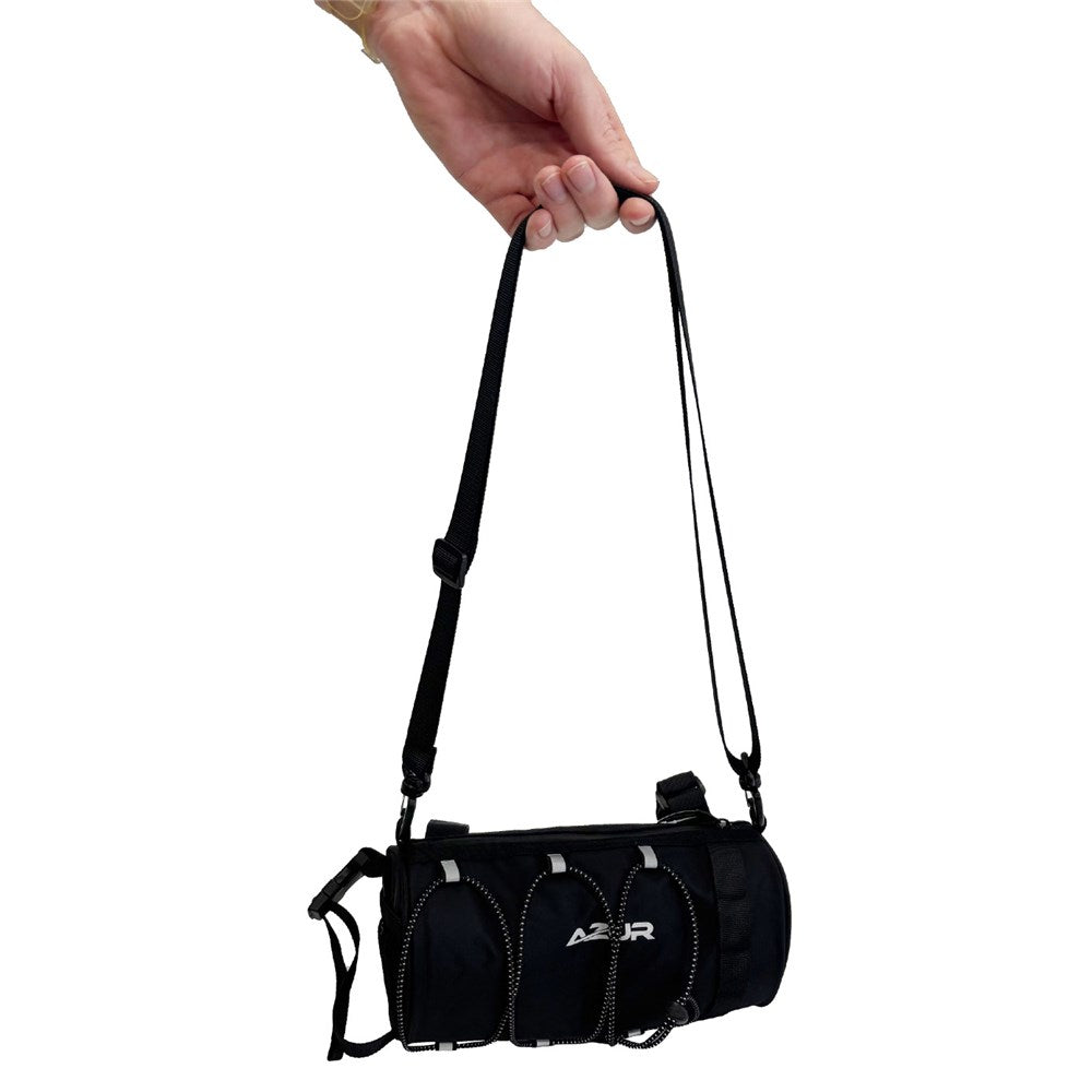 Azur Handlebar Roll Bag Black