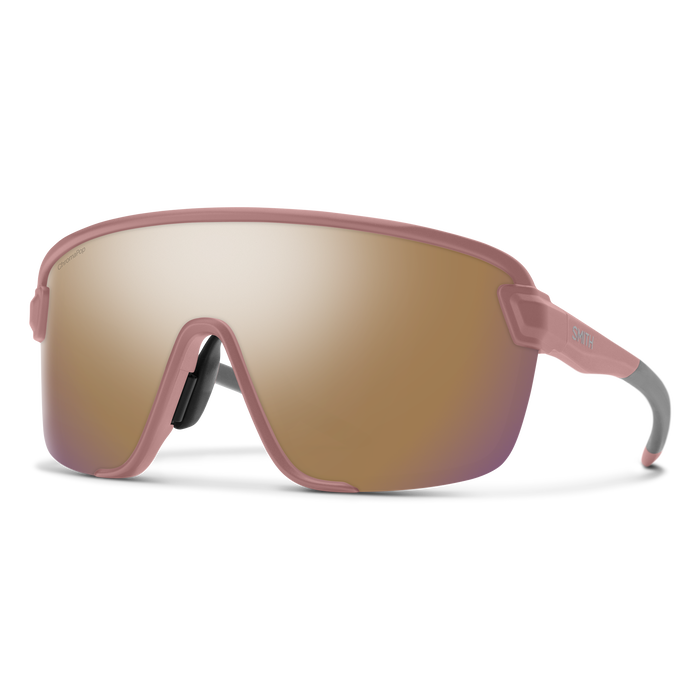 Smith Bobcat Sunglasses Matte Chalk Rose / ChromaPop Rose Gold Mirror