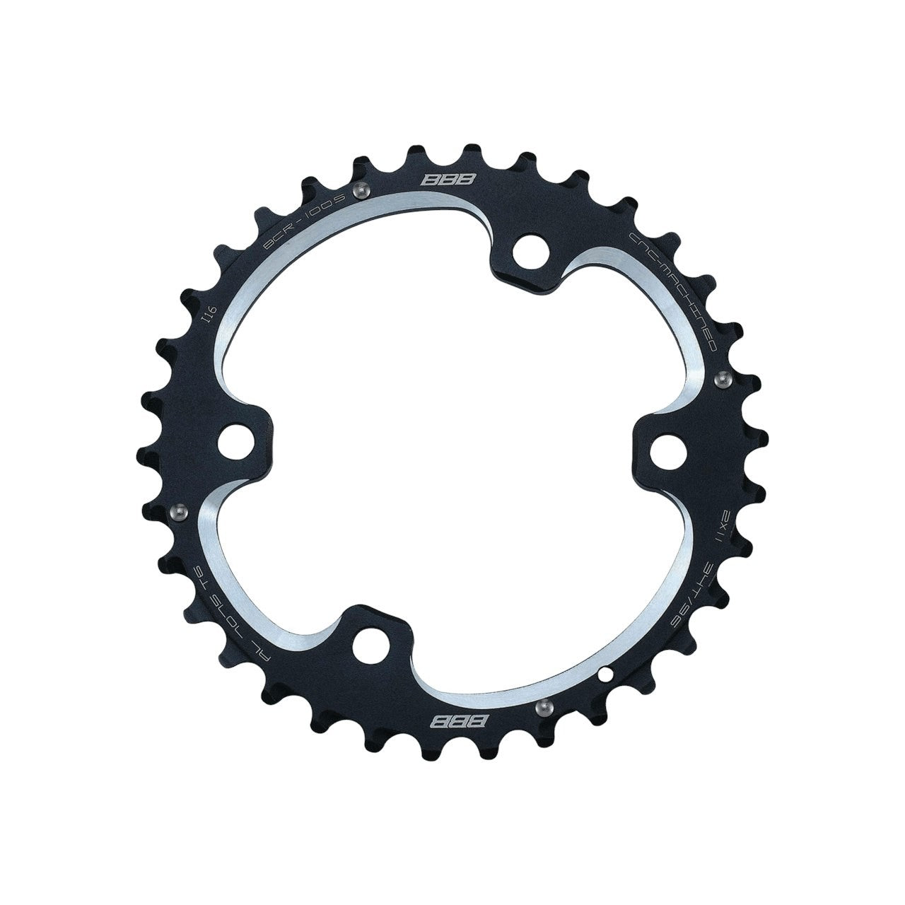 BBB Shimano XT M8000 34T 96PCD Black