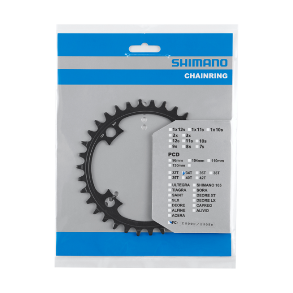 Shimano FC-E8000/FC-E8050/FC-M8050 (W/O CG)/SM-CRE80-12-B 34T Chainring