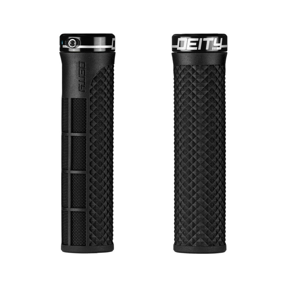 Deity Lockjaw Grips  Black