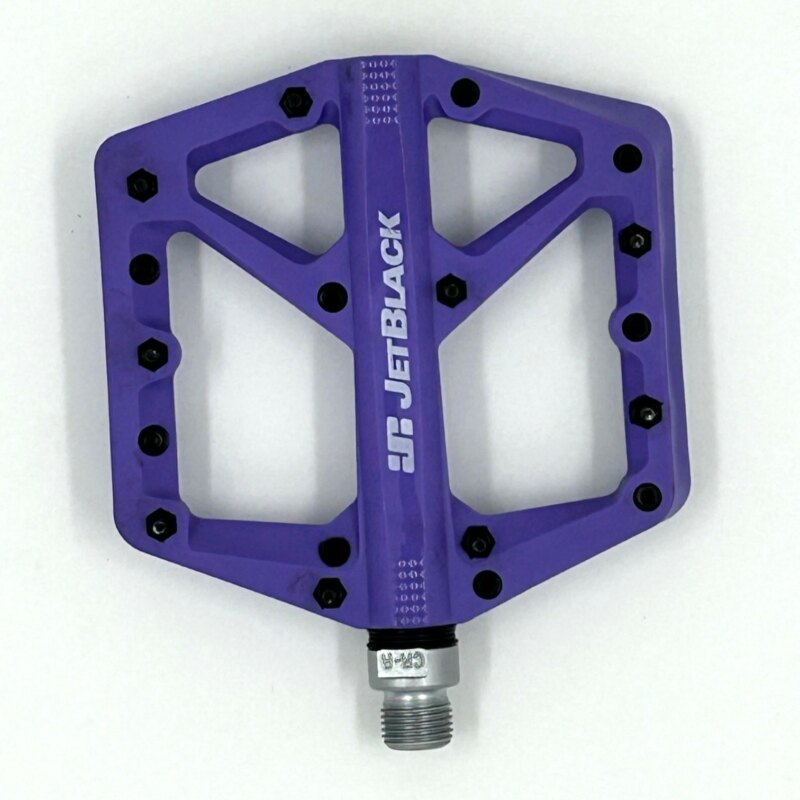 Jet Black Thermolite MTB Pedals
