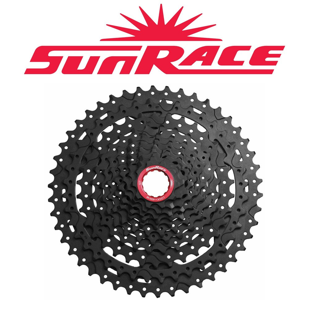 SunRace Mx9X 11Spd 10-46T Cassette Black/Black