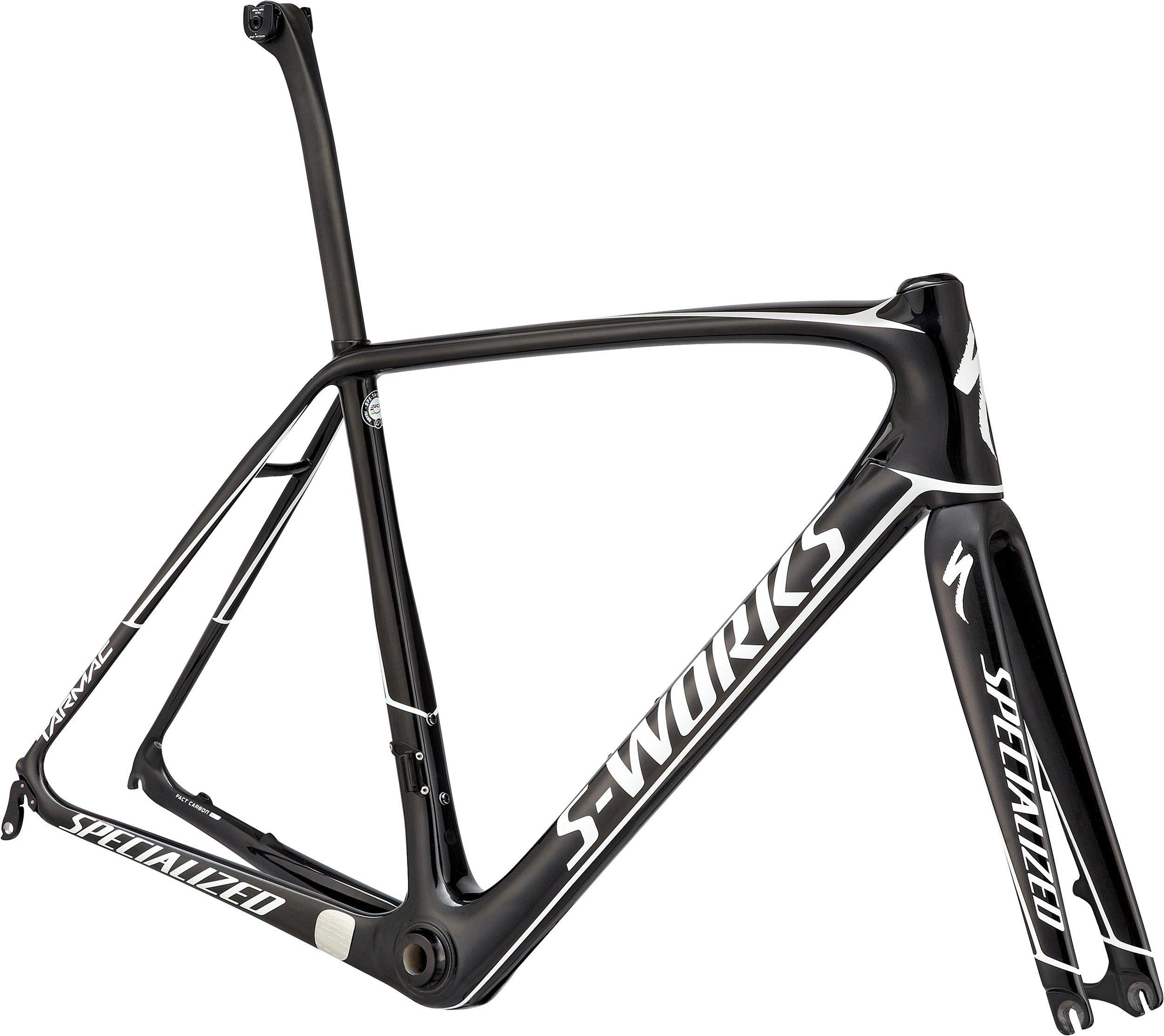 2017 Specialized S-Works Tarmac Disc Satin / Gloss Project Black  Frameset 56