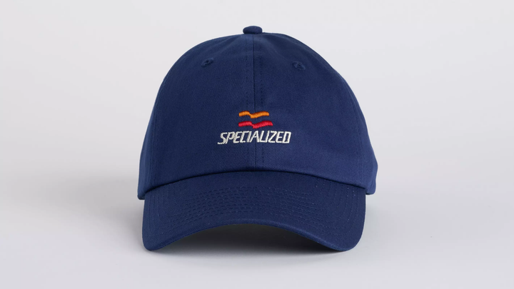 Specialized Flag Graphic 6-Panel Dad Hat Deep Marine OSFA