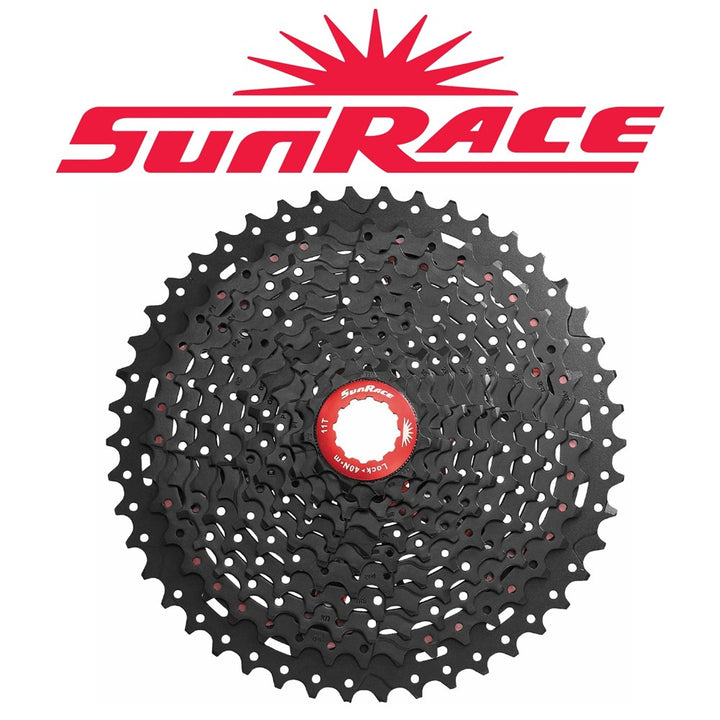 SunRace MX8 11Spd  11-50T Cassette Black/Red