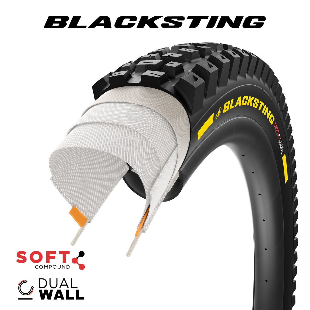 Pirelli BlackSting 27.5" x 24 DualWall Soft Team Tyre