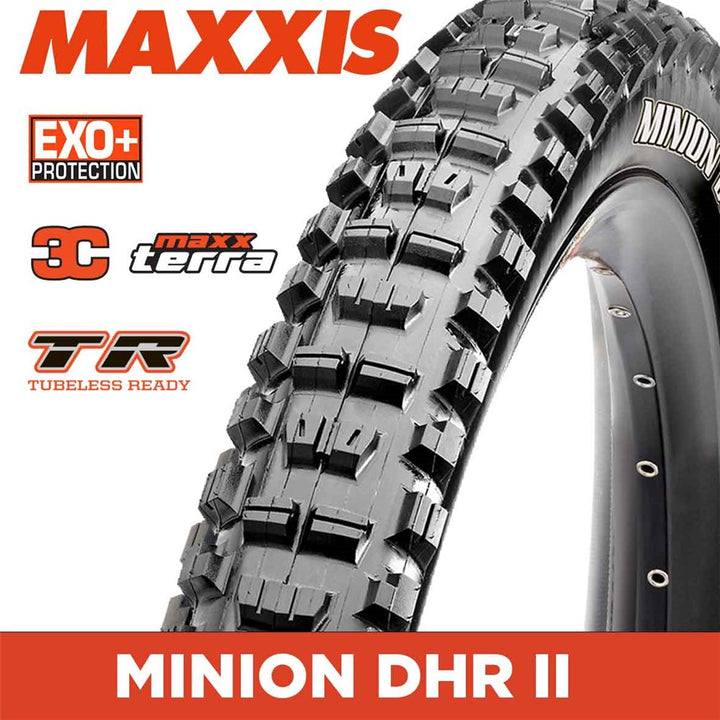 Maxxis Minion DHR II 27.5 x 2.4WT 3C Maxx Terra EXO+ TR E25