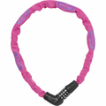 Abus Steel 'O' Chain 5805C 75cm Combo Lock Pink