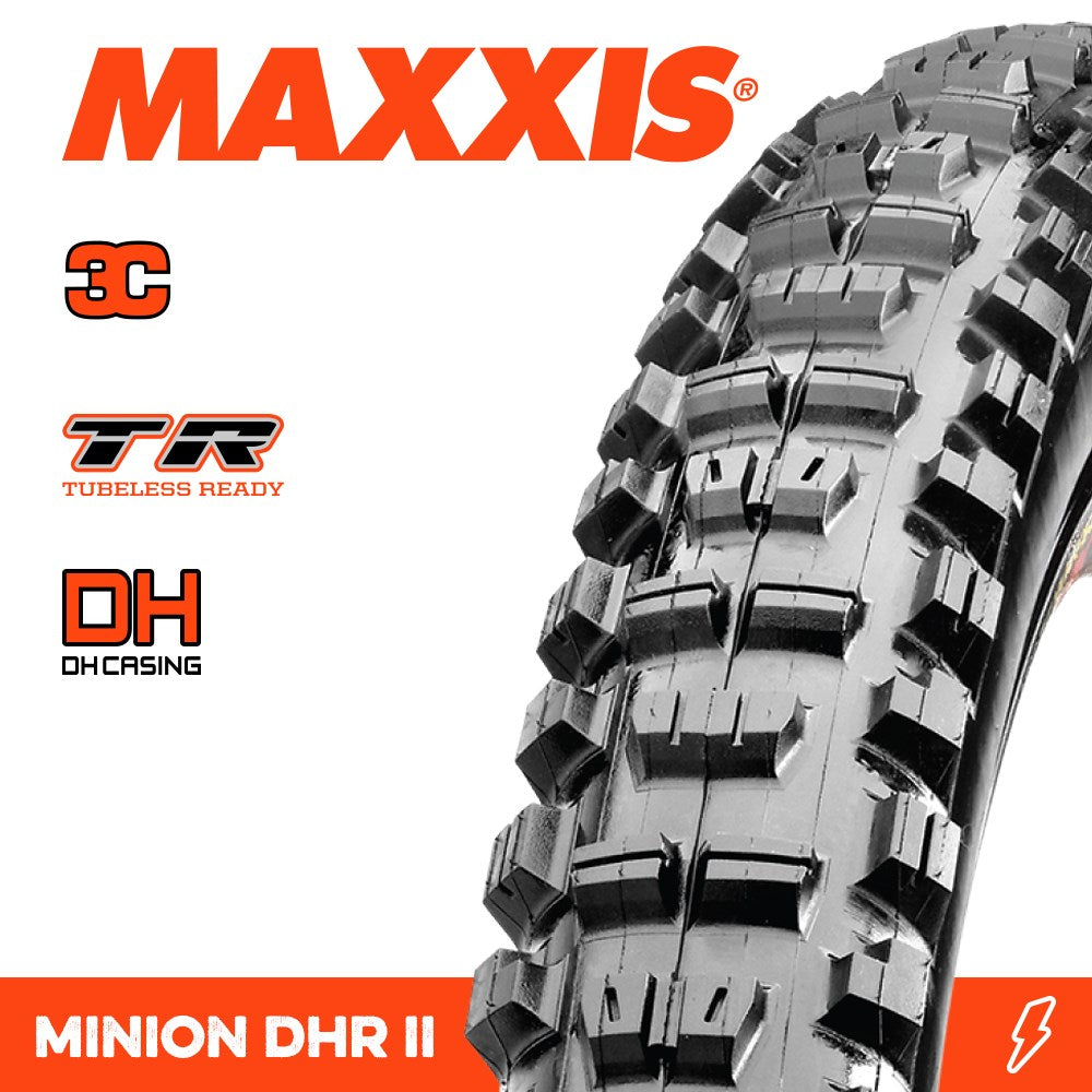 Maxxis Minion DHR II 27.5" x 2.4 3C MaxxGrip DH E-25
