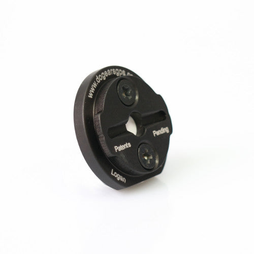 Dog Ears Replacement Plate Kit Black (for Wahoo/Garmin QR Mount)
