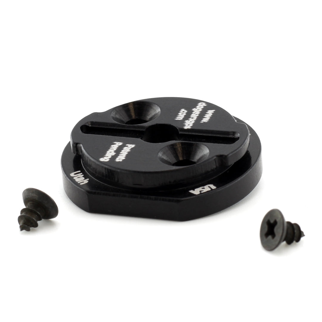 Dog Ears Replacement Plate Kit For Wahoo Q/R Mount Black