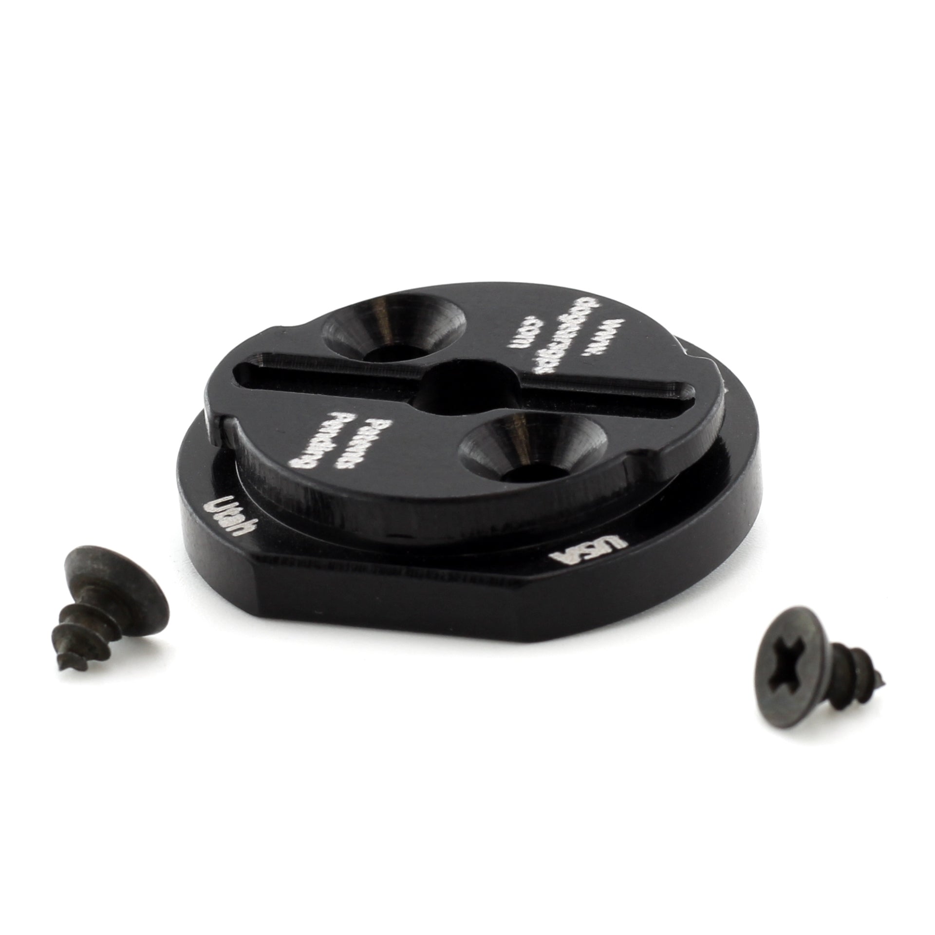 Dog Ears Replacement Plate Kit For Wahoo Q/R Mount Black