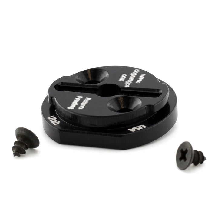 Dog Ears Replacement Plate Kit For Wahoo Q/R Mount Black