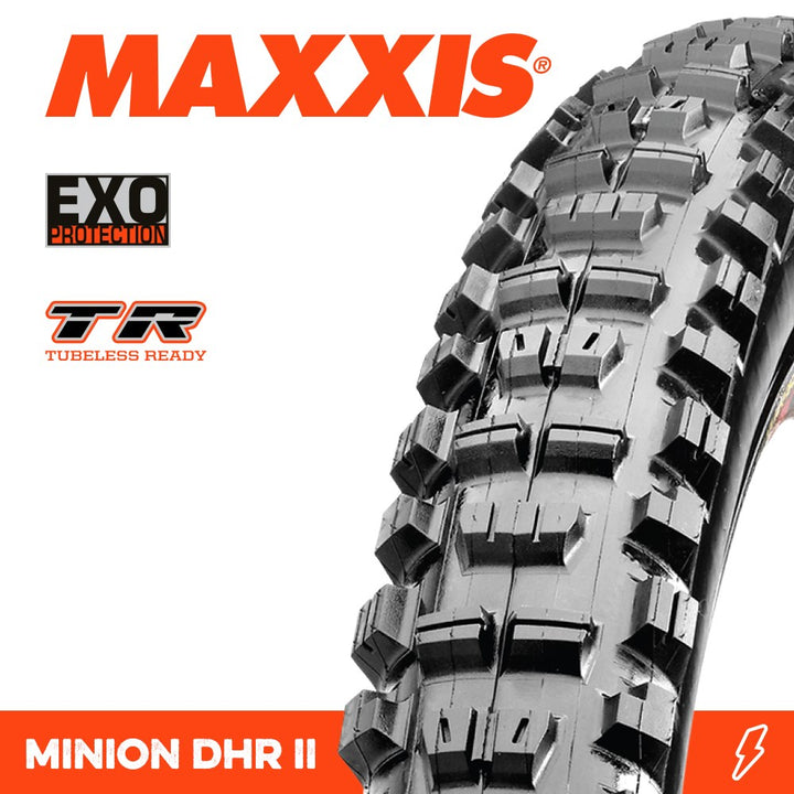 Maxxis Minion DHR II 26 x 2.3 EXO TR E-25