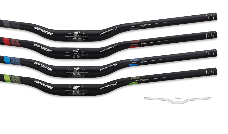 Spank Spike 35 Vibrocore 40mm Rise Handlebar Black