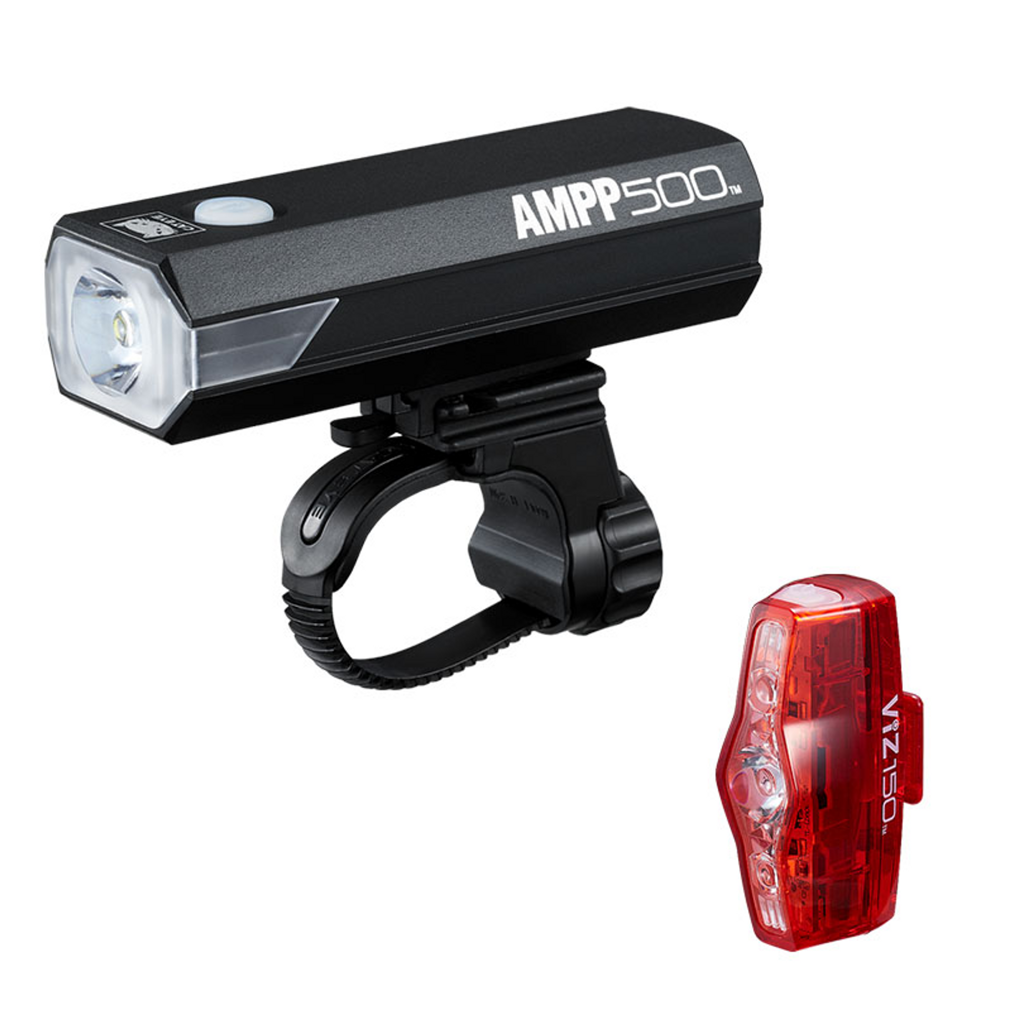 Cateye Ampp 500S + VIZ150 USB-C Lightset