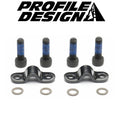 Profile Design Rail Attachment Bolts/Nuts Black RML/RMC