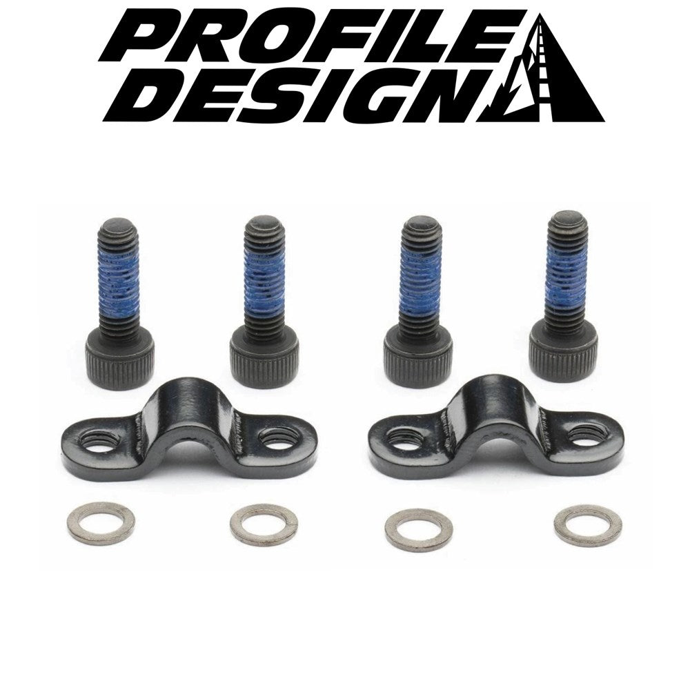 Profile Design Rail Attachment Bolts/Nuts Black RML/RMC