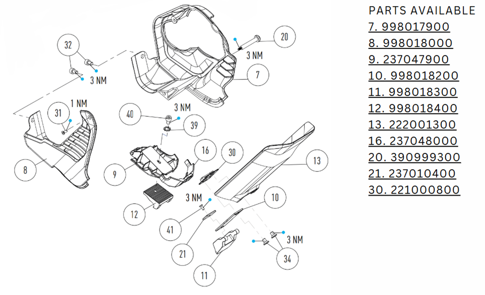 MY23 Focus Sam2 V2 Frame Plate SM-LG