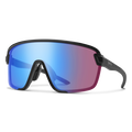 Smith Bobcat Sunglasses Matte Black / ChromaPop Low Light Rose Blue Mirror