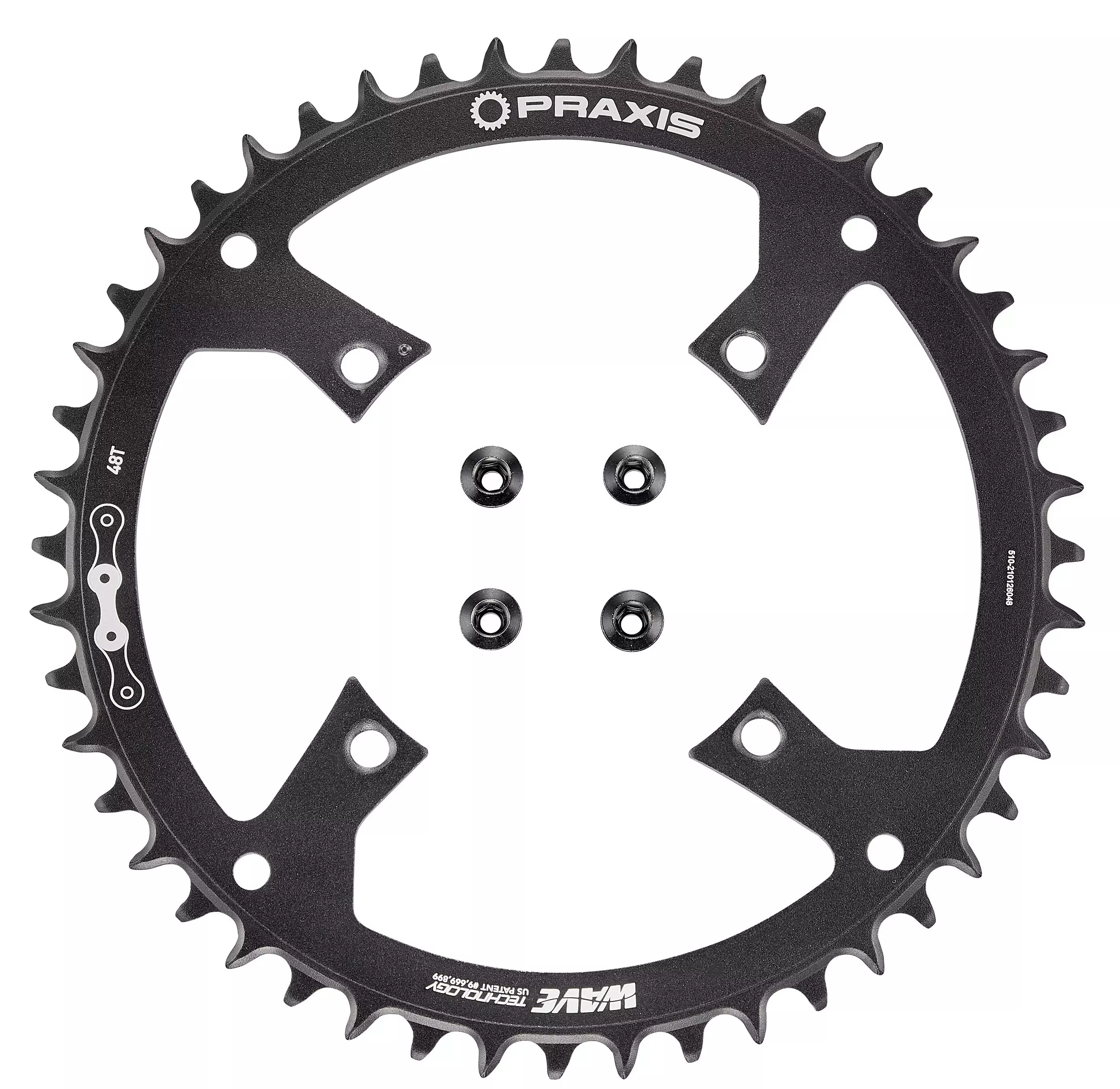 Specialized/Praxis Turbo 48T 10/11Spd W/Bolts Alloy Chainring