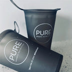 Pure Sports Collapsible Soft Cup 225ml Charcoal