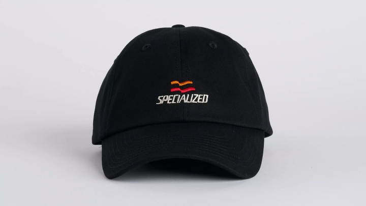 Specialized Flag Graphic 6-Panel Dad Hat Black OSFA