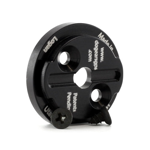 Dog Ears Replacement Plate Kit For Wahoo Q/R Mount Black