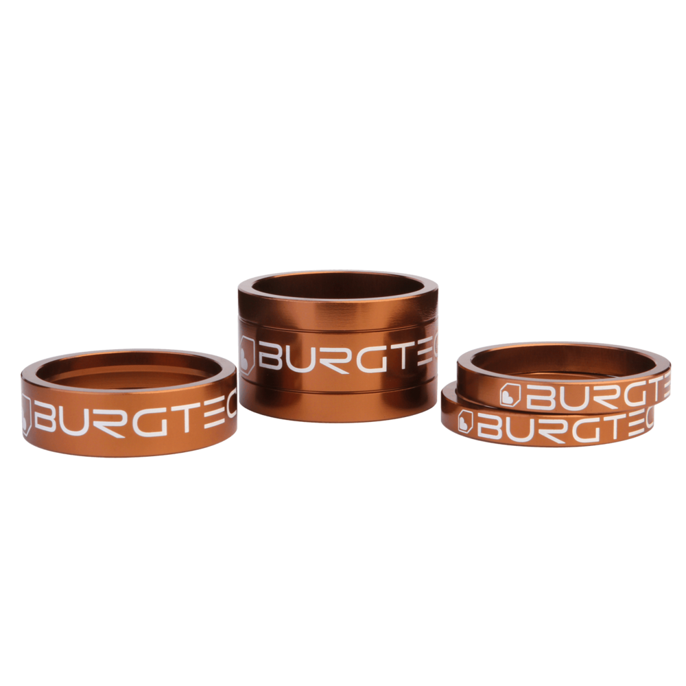 Burgtec Stem Spacer Kit 5mm x 2 - 10mm - 20mm Kash Bronze