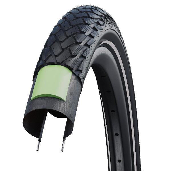 Schwalbe Marathon Greenguard W/Reflective Sidewall 700 x 35c E-25 Tyre