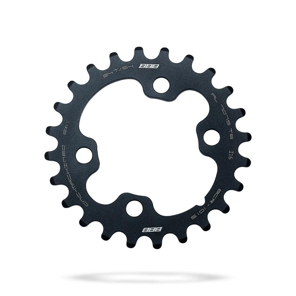 BBB BCR-101S M8000 XT 24T 64BCD Chainring Black