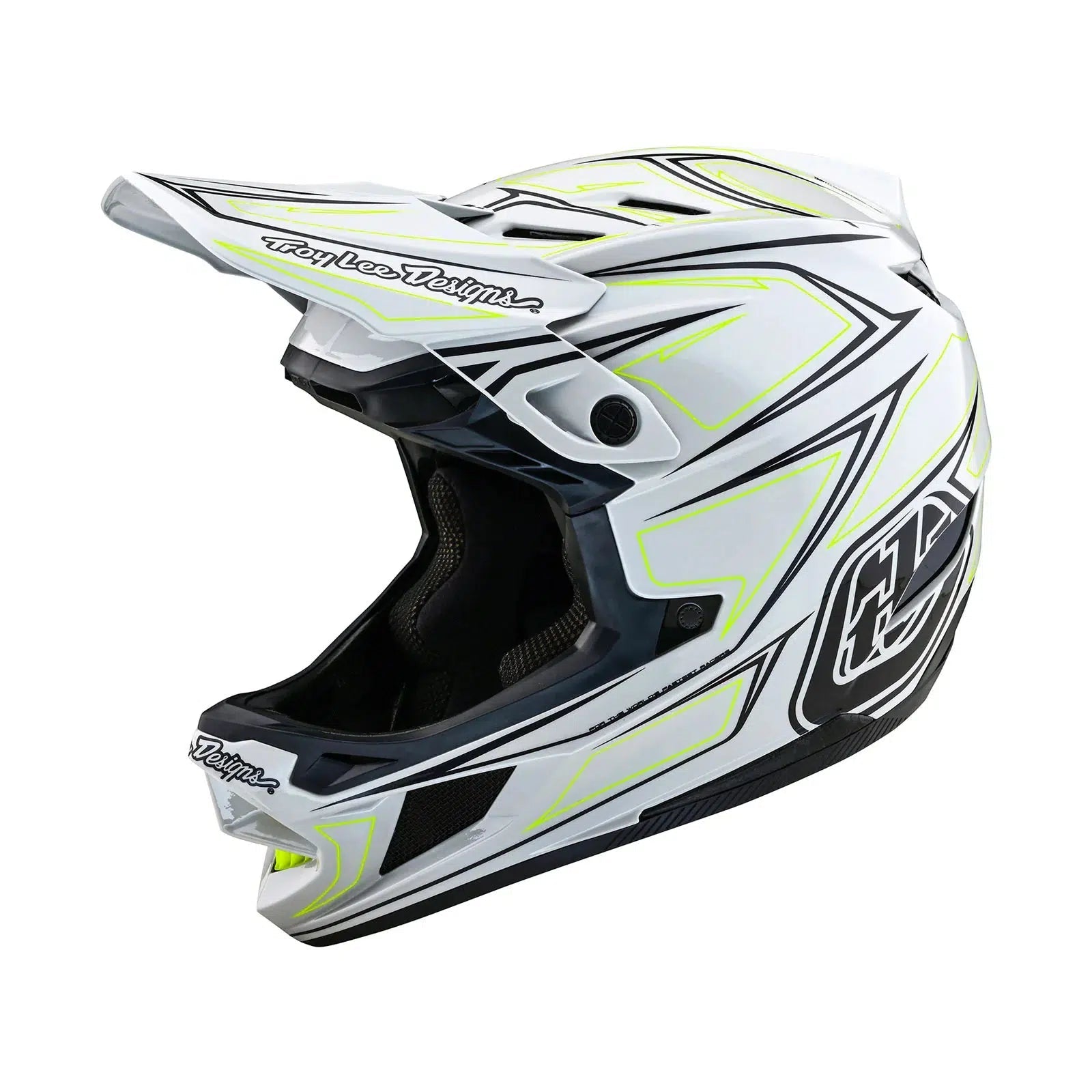TLD D4 Carbon Drip White XS/S Helmet