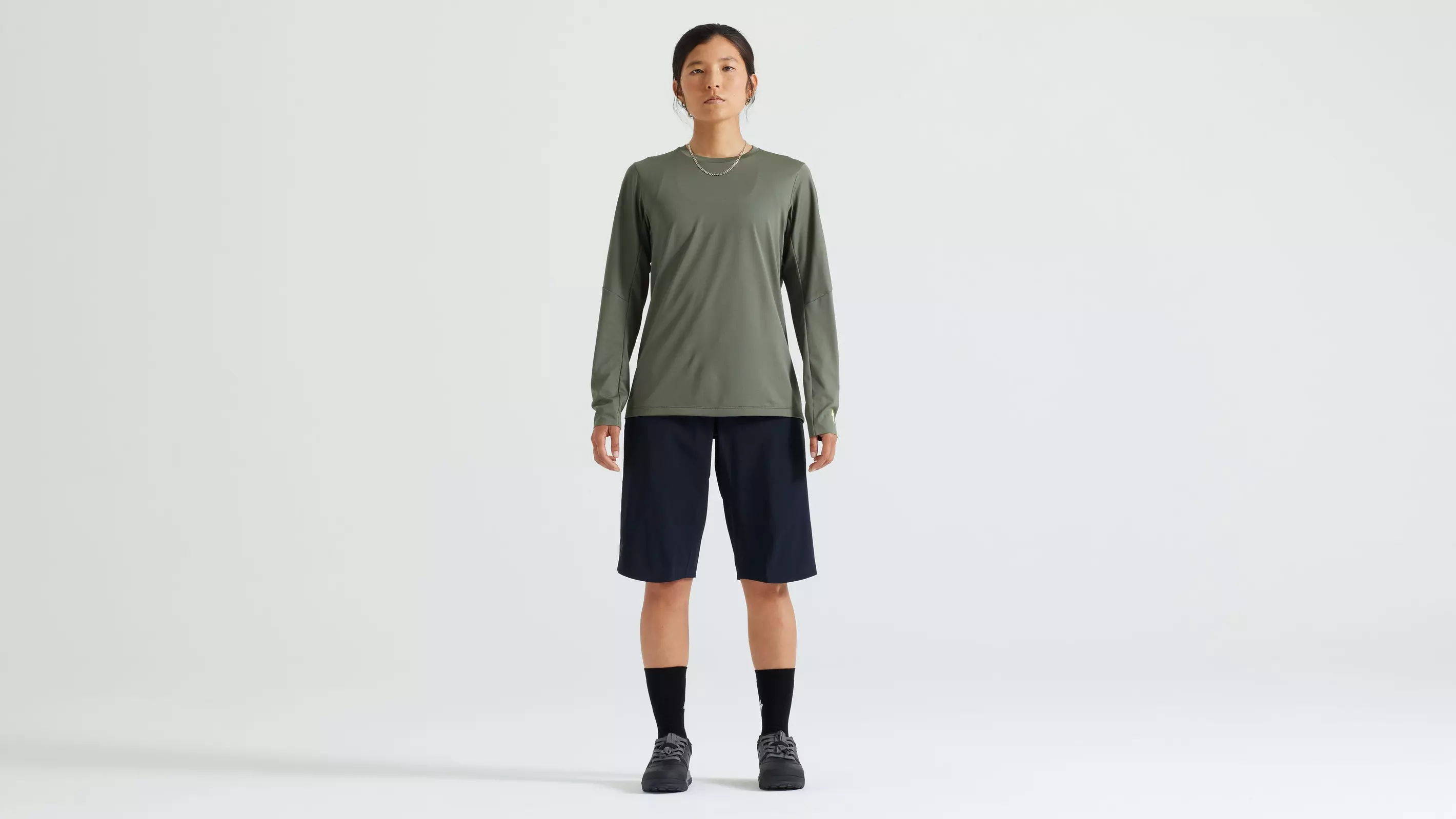 Specialized Gravity Training LS Jersey Oak Green M