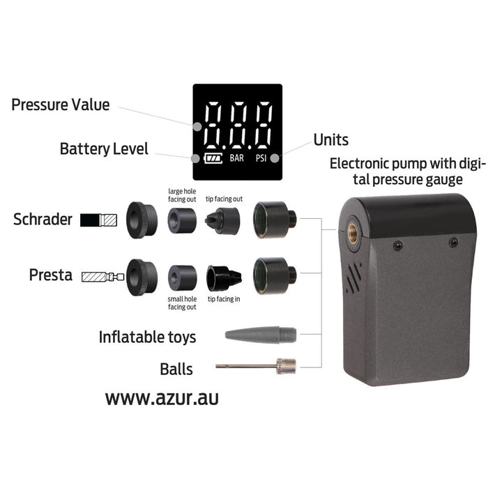 Azur USB Pump W/Gauge