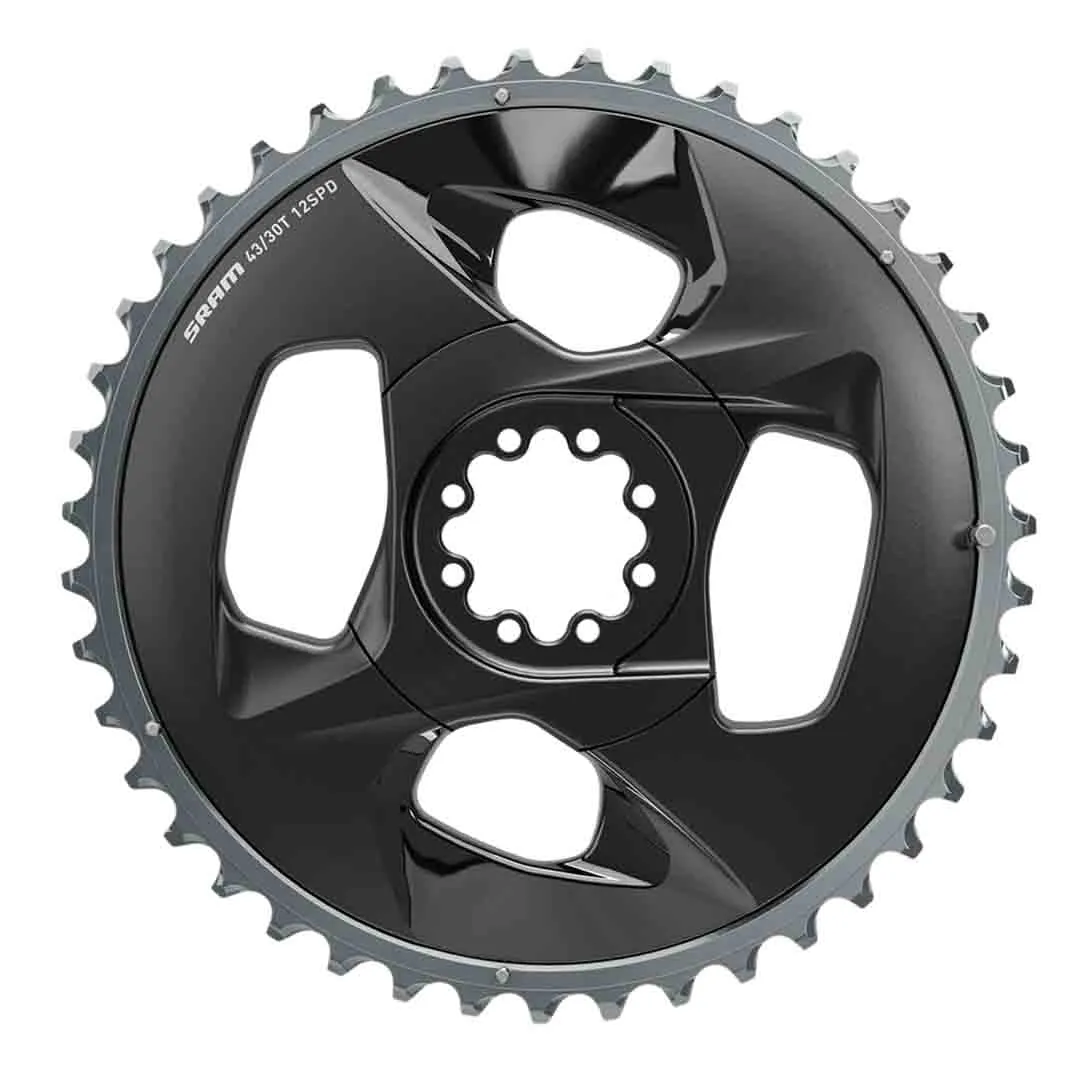 Sram Force 43T 2x12 94BCD Wide Polar Grey Chainring