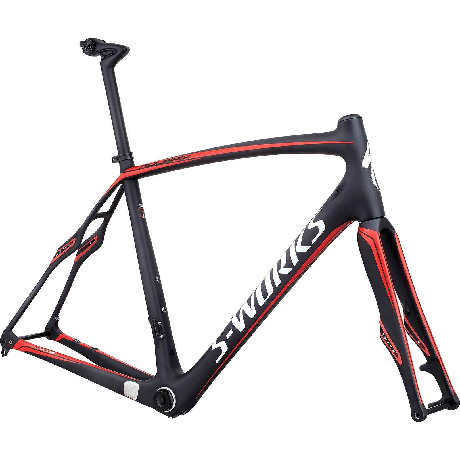 S Works Roubaix SL4 Disc Carbon Red Charcoal Frameset 56 Just Ride