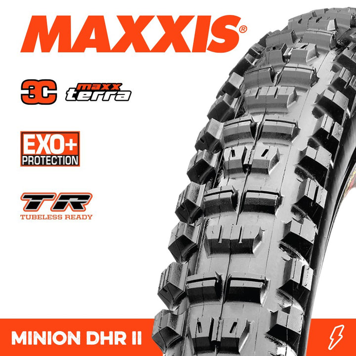 Maxxis Minion DHR II 27.5 x 2.4WT 3C Maxx Terra EXO+ TR E25