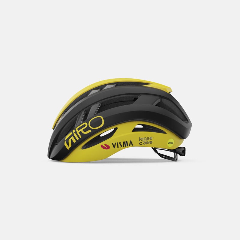 Giro Aries Spherical Helmet Matte Black / Matte Yellow Visma L