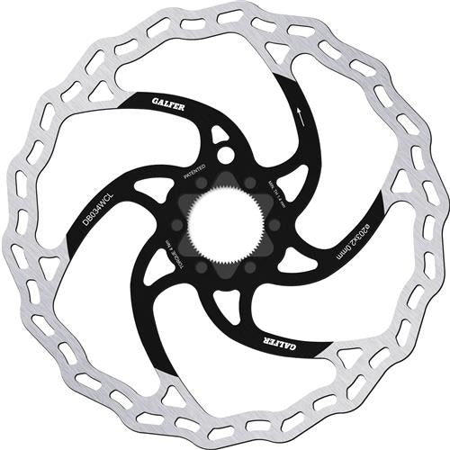 Galfer Wave Center Lock 203 x 2.0mm MG003 Magnet Compatible Rotor