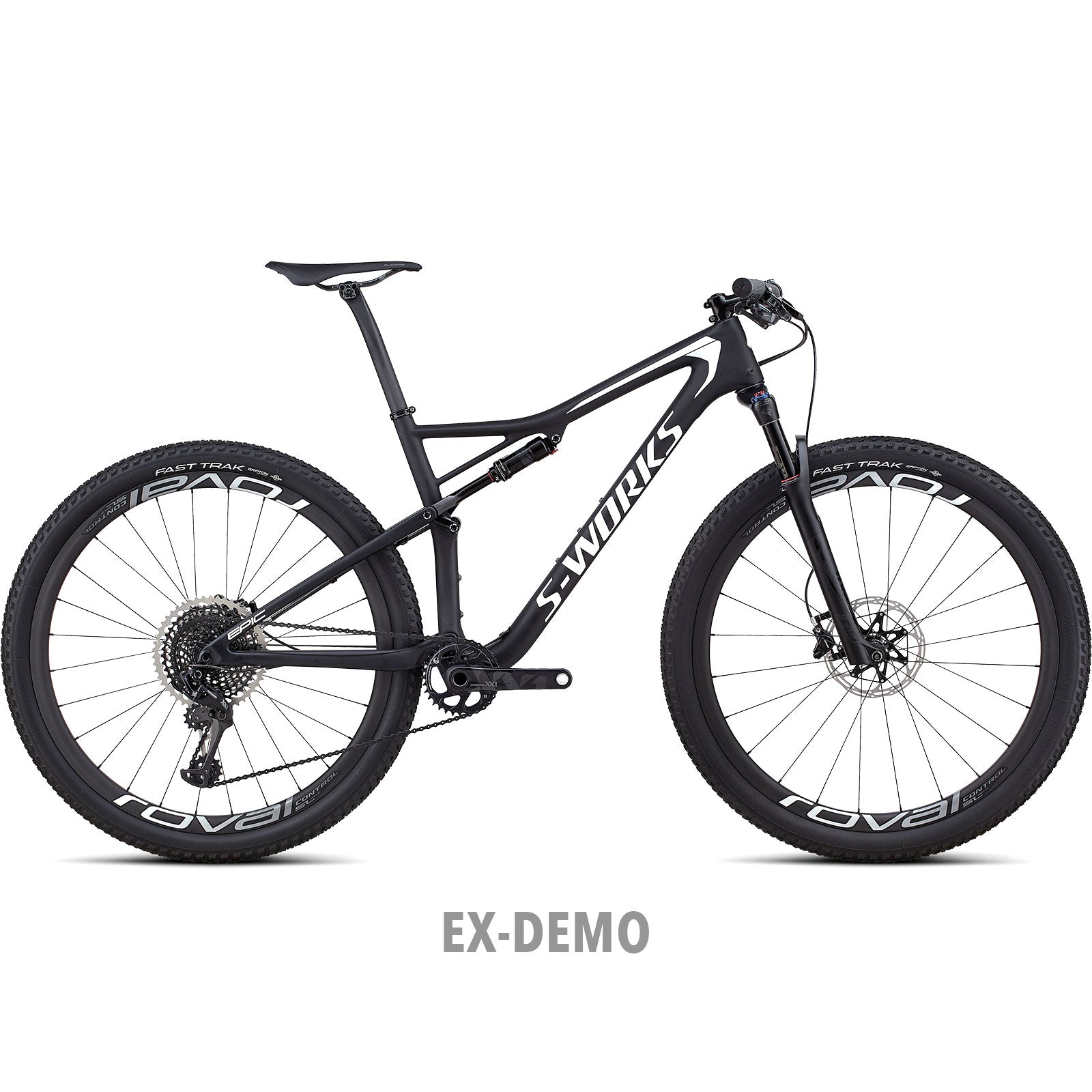 BIKE SPECIALIZED S WORKS EPIC MEN SRAM XL BLK METWHTSIL 2018 Mark