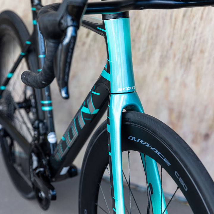 2023 Scott Addict RC Supersonic HMX Frameset 56 Built with Dura Ace Di2 And Dura Ace wheelset EX-STAFF