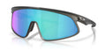 Oakley Rslv 141 Matte Grey Smoke W/Prizm Sapphire