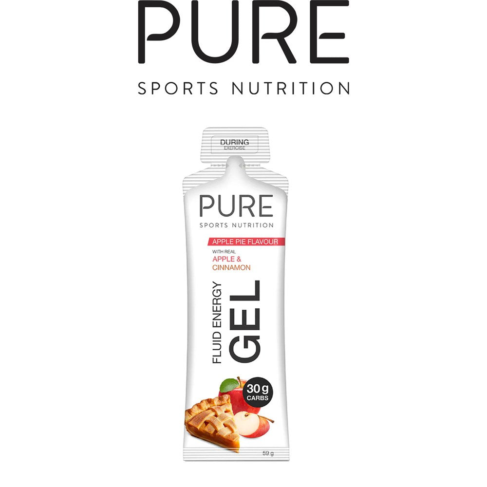 Pure Fluid Energy Gel 30g Carbs Apple Pie 50g